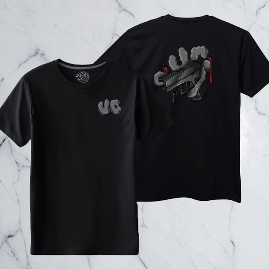 'Smoke Trigger' T-shirt Black